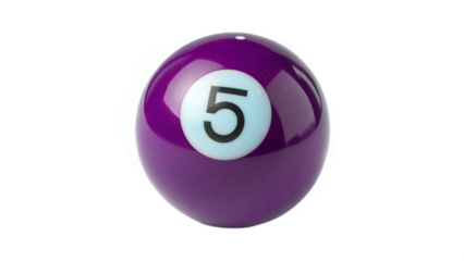 pool ball number 5	