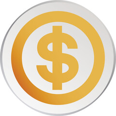 vector illustration of dollar