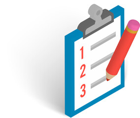 vector illustration of checklist