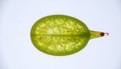 Bright Green Kiwi Seed Macro Photography