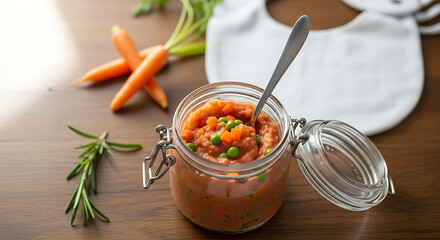 Creative Baby Food Purees from Fresh Vegetables

