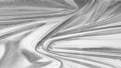 Silver foil texture with shiny metallic surface and wrinkled pattern, abstract luxury background for design and decoration.