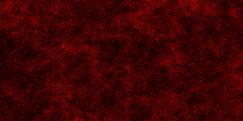 Abstract red grunge natural smooth cement concrete floor and plaster dirty wall background texture. red marble texture and red paper texture. plastered long panoramic concrete wall background.