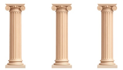 Majestic alignment: architectural harmony of classical columns design