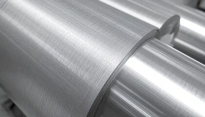 Brushed Aluminum Sheet Rolls Industrial Metal Texture