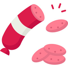 Salami Flat Icon