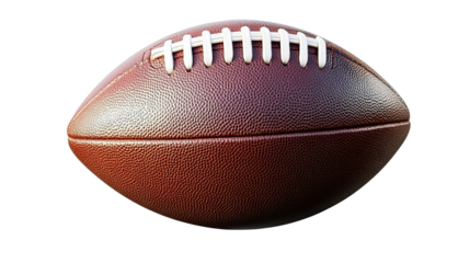 American football isolated on transparent background