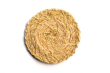 Handmade Woven Plate and Cup Coasters – Natural Fiber Mats for Rustic Table Protection – Colombian Artisan Home Decor