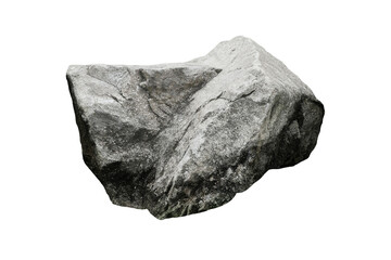 Rock isolated transparency background.