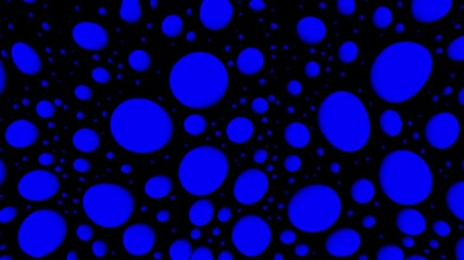  Glowing abstract blue circles pattern animation background - Powered by Adobe