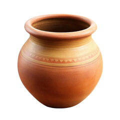clay pot Isolated on transparent background