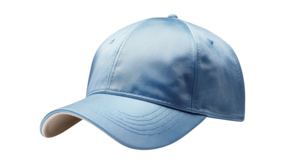 Light blue cap- isolated on transparent background.