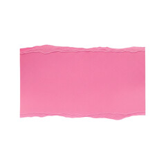Pink Paper Texture Frame on Black Background Torn Edge Design Element Grunge Scrapbook Paper on transparent background