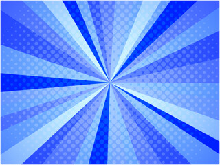 Obraz premium アメコミ風集中線背景