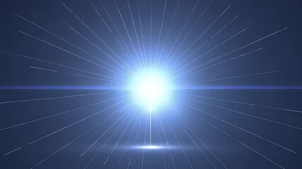 Abstract light streaks background animation with lens flare effect, glowing lines - Powered by Adobe