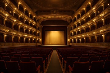 empty cinema auditorium