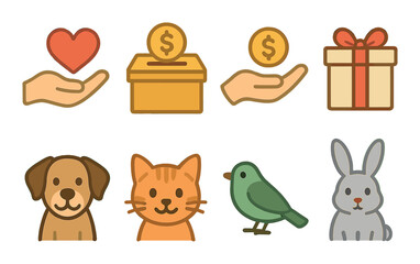 Barber and hairdressing icon set: scissors, comb, razor, barber pole, hairdryer, spray bottle, bread, apple