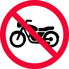 no motorcycle