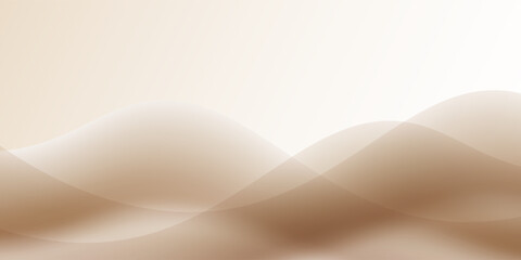 Chocolate with milk fluid splash texture. Cocoa or coffee cream sweet food delicious background. Modern gold and brown waves design.