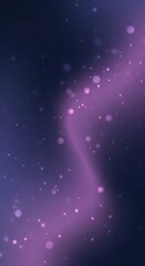 Obraz premium Abstract Cosmic Nebula with Sparkling Stars and Bokeh Lights, a Magical and Ethereal Purple and Blue