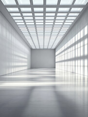 Modern building interior corridor
