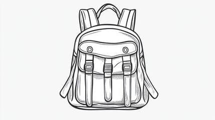 Simple backpack design