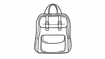 Simple backpack design