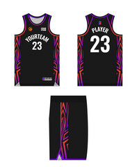 Basketball jersey template design, basketball uniform mockup design, vector sublimation sports apparel design, jersey basketball ideas.