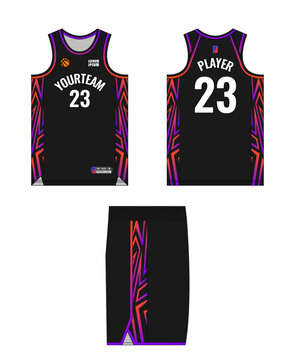 Basketball jersey template design, basketball uniform mockup design, vector sublimation sports apparel design, jersey basketball ideas.