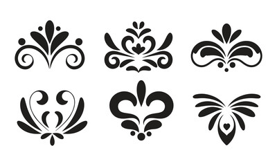 ornament Vintage Decorative Floral Elements