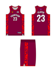 Basketball jersey template design, basketball uniform mockup design, vector sublimation sports apparel design, jersey basketball ideas.