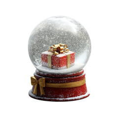 christmass snowball glass globe png