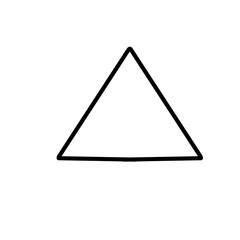 abstract triangle sign