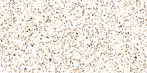 Terrazzo flooring texture polished stone and grain noise pattern old surface marble for background. brown and white paper and marble texture. quartz surface for bathroom or kitchen countertop.