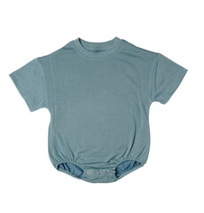 blue baby romper