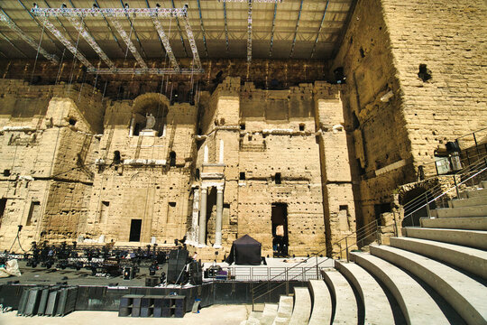 Roman Amphitheatre in Orange (Provence, France)