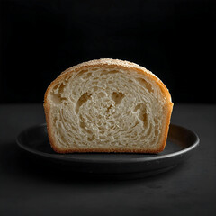 Charcoal Plate Loaf Slice