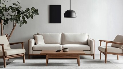 Modern living room sofa set