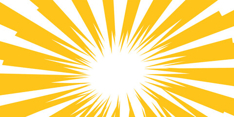 Background illustration of a yellow image that spreads radially