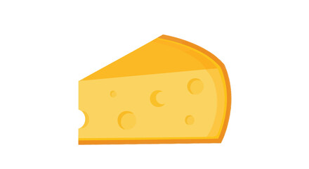 A wedge of yellow cheese with visible holes and a bite mark.