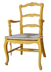 old antique french wooden chair