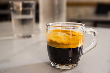 Freshly Brewed Espresso Shot