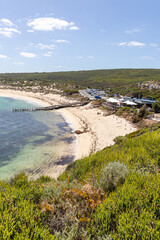 The white sand beach at Gnarabup, Prevelly, Margaret River Region, Shire of Augusta in the SW Region of Western Australia WA