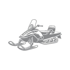 Snowmobile Design Illustration