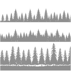 Obraz premium Pine tree design illustration