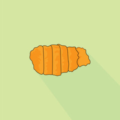Chicken Nanban or Chicken Katsu Vector Illustration Logo