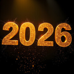 Happy New Year 2026 Wishing poster