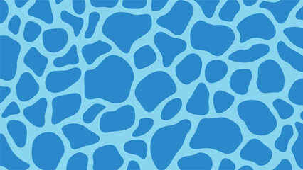 Blue Abstract Fluid Texture for Background Design