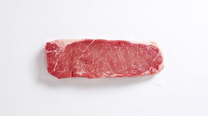 Obraz premium Fresh Raw Steak with Rosemary for Cooking, Food Photography, Recipe Display, Restaurant Menu Design