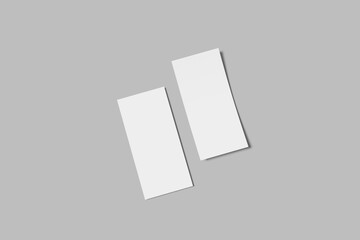 DL Flyer Blank Mockup